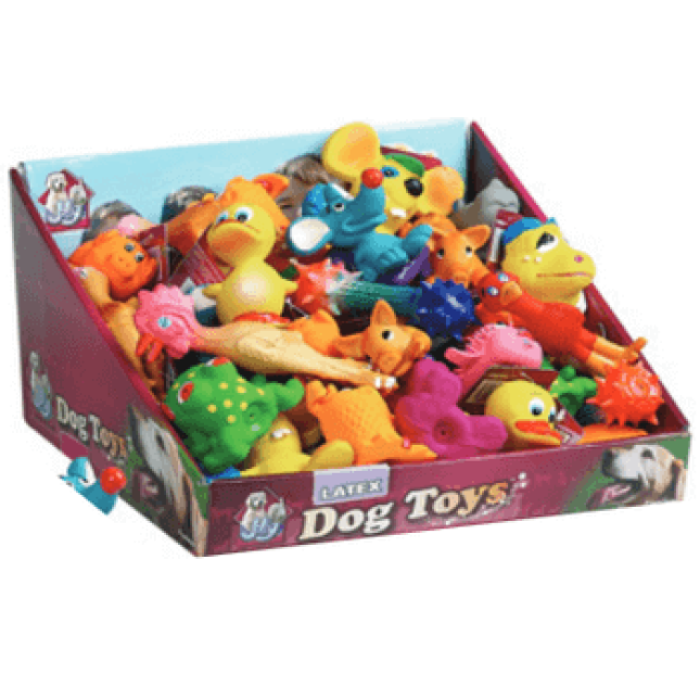 Παιχνίδια σκύλου λάτεξ joy toys 6-7cm
