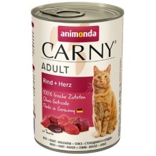 Animonda Carny Adult κονσέρβα με Βοδινό & Καρδιά 400gr Animonda Carny Adult κονσέρβα με Βοδινό & Καρδιά 400gr