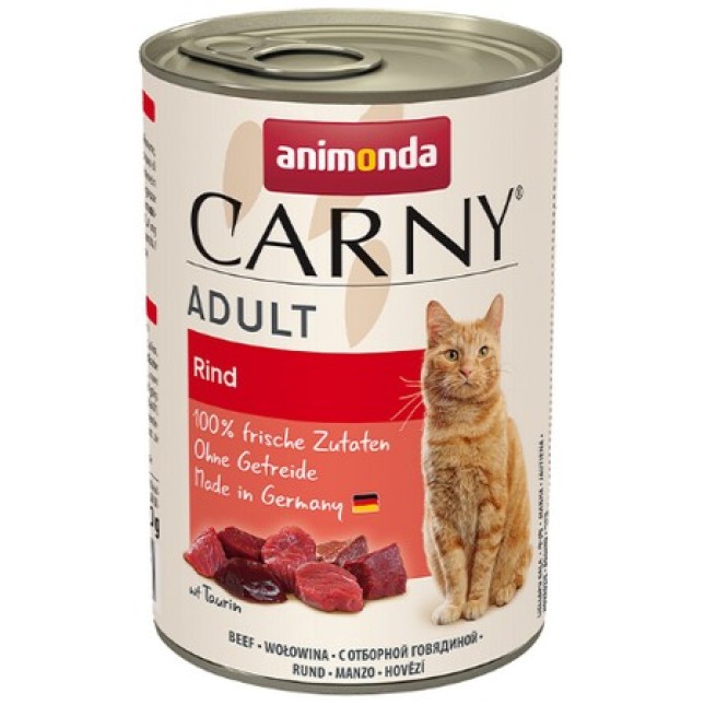Animonda Carny κονσέρβα με Βοδινό των 200gr, 400gr, και 800gr Animonda Carny κονσέρβα με Βοδινό των 200gr, 400gr, και 800gr