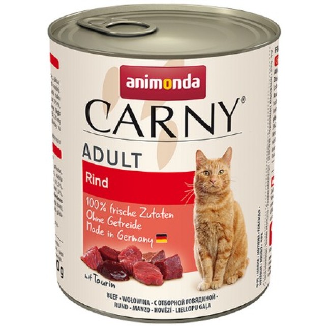 Animonda Carny κονσέρβα με Βοδινό των 200gr, 400gr, και 800gr