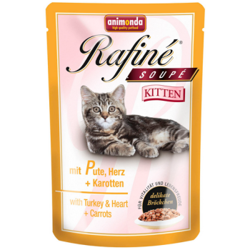 Animonda R.Soup Kitten με καρδιά γαλοπούλας & καρότο 100gr Animonda R.Soup Kitten με καρδιά γαλοπούλας & καρότο 100gr