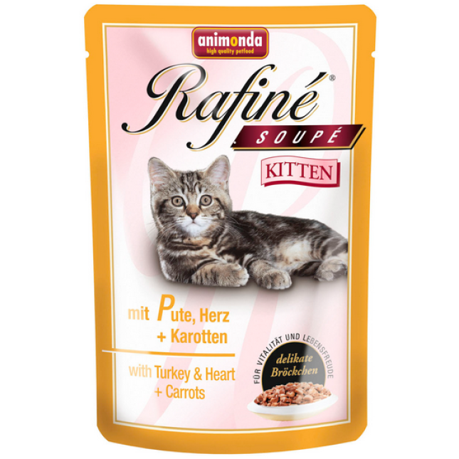 Animonda R.Soup Kitten με καρδιά γαλοπούλας & καρότο 100gr Animonda R.Soup Kitten με καρδιά γαλοπούλας & καρότο 100gr