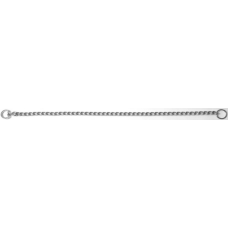 Πνίχτης χρώμιου μονής αλυσίδας με στριφτάρι 60cm x 4.0mm