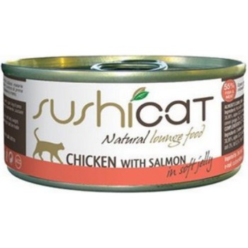 Nova f.sushicat κοτόπουλο & σολoμός σε ζελέ 70gr Nova f.sushicat κοτόπουλο & σολoμός σε ζελέ 70gr
