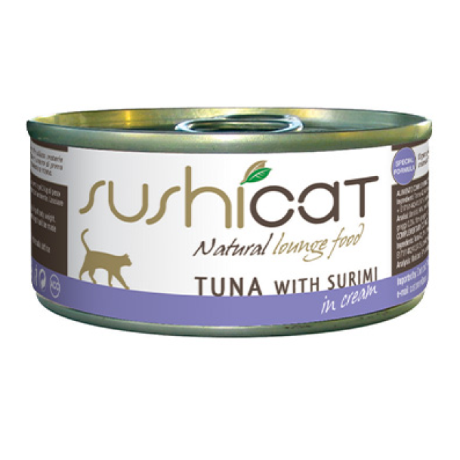 Nova f. sushicat τόνος & σουρίμι σε κρέμα 70gr Nova f. sushicat τόνος & σουρίμι σε κρέμα 70gr