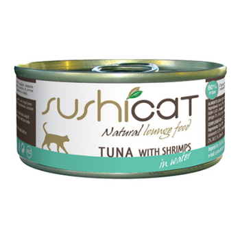 Nova f. sushicat τόνος & γαρίδες σε νερό 70gr Nova f. sushicat τόνος & γαρίδες σε νερό 70gr
