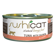 Nova f. sushicat τόνος & σολομός σε νερό 70gr Nova f. sushicat τόνος & σολομός σε νερό 70gr
