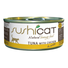 Nova f. sushicat τόνος & κοτόπουλο σε νερό 70gr Nova f. sushicat τόνος & κοτόπουλο σε νερό 70gr