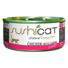 Nova f. sushicat κοτόπουλο & σουρίμι σε νερό 70gr Nova f. sushicat κοτόπουλο & σουρίμι σε νερό 70gr