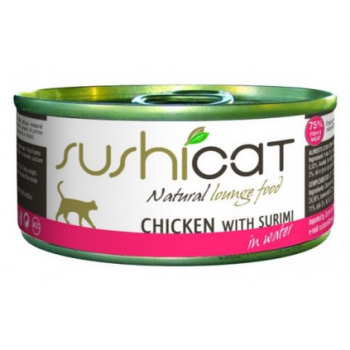 Nova f. sushicat κοτόπουλο & σουρίμι σε νερό 70gr Nova f. sushicat κοτόπουλο & σουρίμι σε νερό 70gr