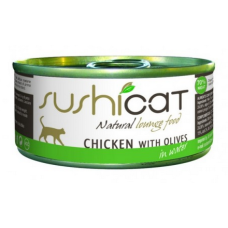 Nova f. sushicat κοτόπουλο & ελιές σε νερό 70gr Nova f. sushicat κοτόπουλο & ελιές σε νερό 70gr