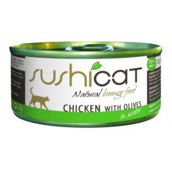 Nova f. sushicat κοτόπουλο & ελιές σε νερό 70gr Nova f. sushicat κοτόπουλο & ελιές σε νερό 70gr