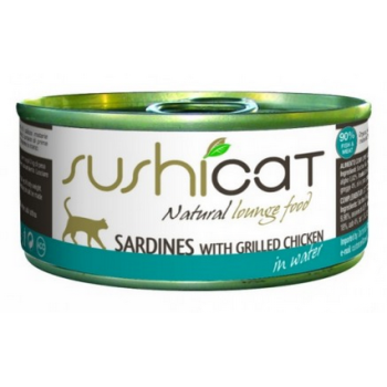 Nova f. sushicat σαρδέλες & κοτόπουλο σε νερό 70gr Nova f. sushicat σαρδέλες & κοτόπουλο σε νερό 70gr