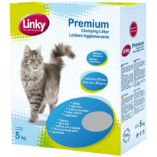 Linky άμμος γάτας μπετονίτης premium 5kg