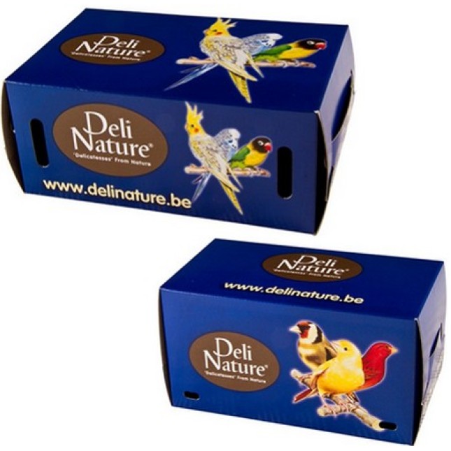 Deli Nature χάρτινο κουτί για ασφαλή και άνετη μεταφορά ωδικών πτηνών