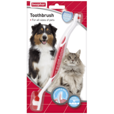 Beaphar οδοντόβουρτσα σκύλου διπλή