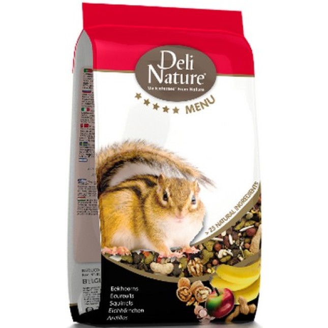 Deli Nature 5 Star ειδικά σχεδιασμένη τροφή για να καλύπτει τις διατροφικές ανάγκες των σκίουρων