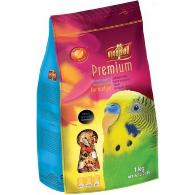 Vitapol premium τροφή για παπαγαλάκια 1kg Vitapol premium τροφή για παπαγαλάκια 1kg