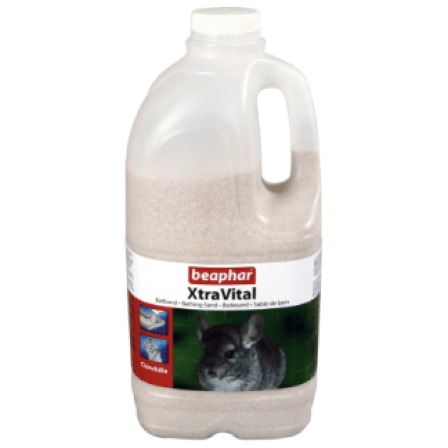 Beaphar xtra vital chinchilla bath άμμος για τσιντσιλά 1.3 kg Beaphar xtra vital chinchilla bath άμμος για τσιντσιλά 1.3 kg
