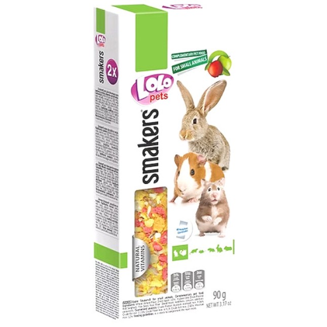 Lolo pets Smakers Τρωκτικών με μήλο Lolo pets Smakers Τρωκτικών με μήλο