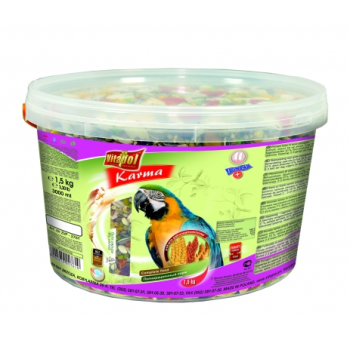 Πλήρης τροφή για παπαγάλους με φρούτα 1,5kg Πλήρης τροφή για παπαγάλους με φρούτα 1,5kg