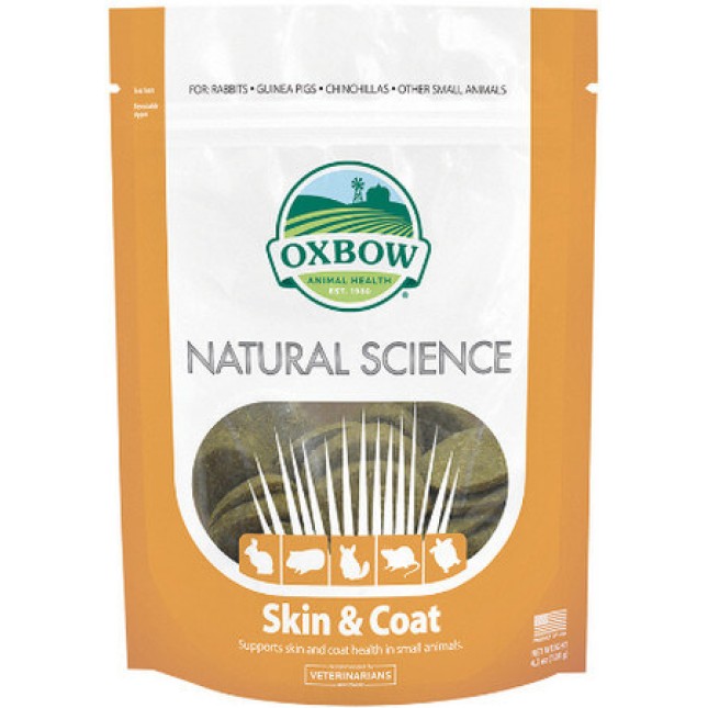 Oxbow συμπλήρωμα διατροφής Skin & Coat 120gr 60tabs Oxbow συμπλήρωμα διατροφής Skin & Coat 120gr 60tabs