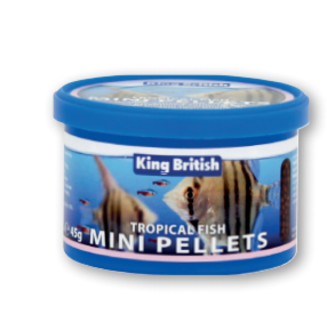 ΜΙΝΙ PELLETS ΓΙΑ ΤΡΟΠΙΚΑ ΨΑΡΙΑ 45gr/76ml ΜΙΝΙ PELLETS ΓΙΑ ΤΡΟΠΙΚΑ ΨΑΡΙΑ 45gr/76ml