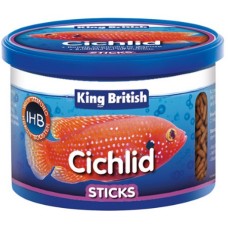King British Cichlid Floating Food Sticks για κιχλίδες 100g/410ml