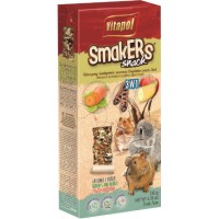Vitapol Smakers Τρωκτικών Mix 1 για τρωκτικά και κουνέλια (λαχανικά / χαρούπια / φρούτα) 135gr