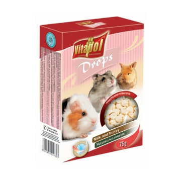 Vitapol λιχουδιές για τρωκτικά μελί &γάλα 75gr Vitapol λιχουδιές για τρωκτικά μελί &γάλα 75gr