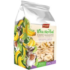 Vitapol τσιπς μπανάνα για τρωκτικά 150gr