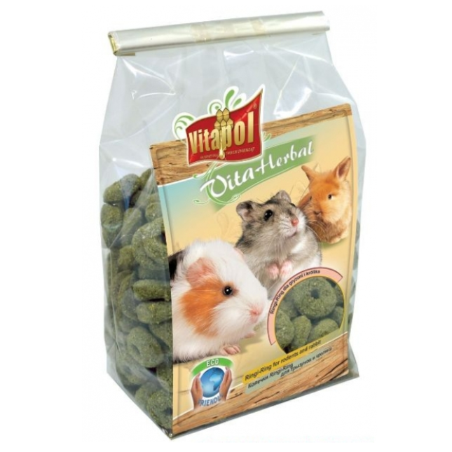 Vitapol κροκέτες ringi-ring για τρωκτικά 200gr Vitapol κροκέτες ringi-ring για τρωκτικά 200gr