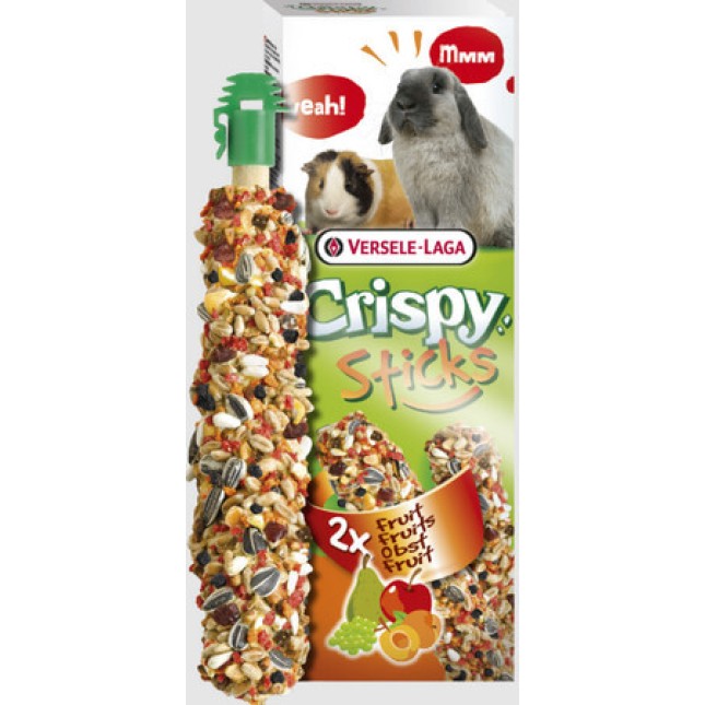 Versele-Laga Crispy Στικς για Κουνέλια/Ινδικά Χοιρίδια με Φρούτα 2x55gr Versele-Laga Crispy Στικς για Κουνέλια/Ινδικά Χοιρίδια με Φρούτα 2x55gr