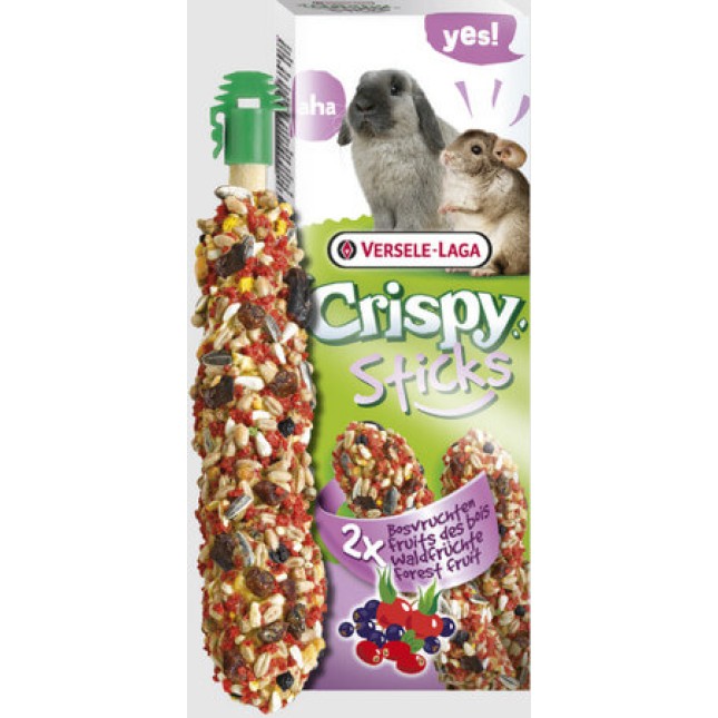 Versele-Laga Crispy Στικς για Κουνέλια/Τσιντσιλά με Φρούτα του Δάσους 2x55gr Versele-Laga Crispy Στικς για Κουνέλια/Τσιντσιλά με Φρούτα του Δάσους 2x55gr