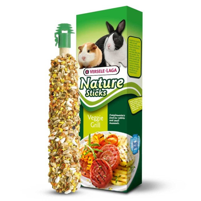 Versele Laga Nature Sticks Veggie Grill Herbivores, για κουνέλια/ινδικά χοιρίδια με ποικιλία λαχανικ