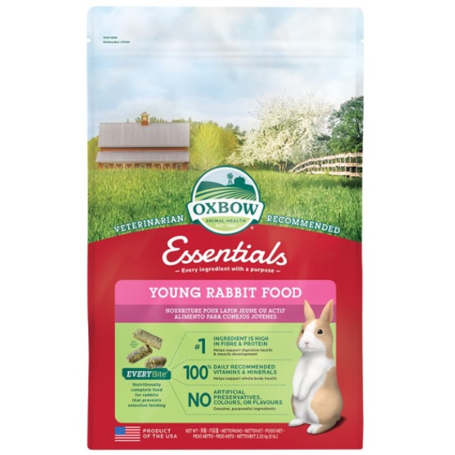 Oxbow Πλήρης τροφή για νεαρά κουνέλια 4,54kg Oxbow Πλήρης τροφή για νεαρά κουνέλια 4,54kg