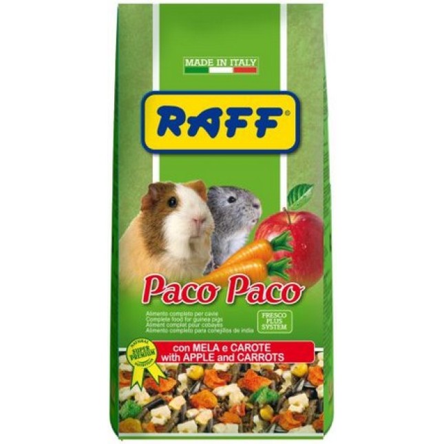 Raff Paco paco πλήρης καθημερινή τροφή για ινδικά χοιρίδια Raff Paco paco πλήρης καθημερινή τροφή για ινδικά χοιρίδια