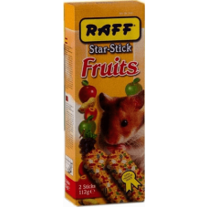 Raff stick star για χάμστερ με φρούτα και μέλι