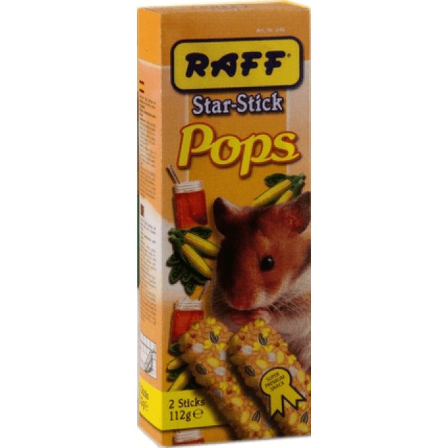 Raff stick για χάμστερ με καλαμπόκι & μέλι Raff stick για χάμστερ με καλαμπόκι & μέλι