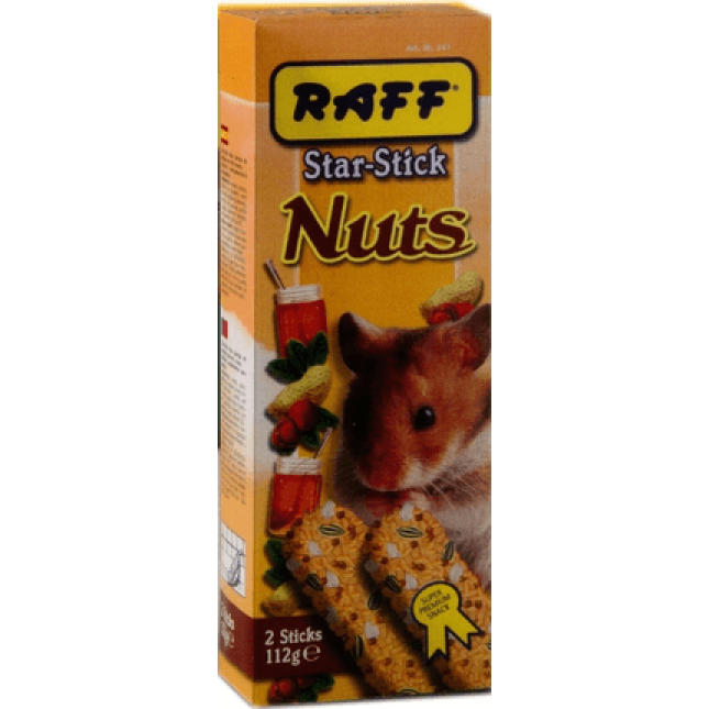 Raff stick για χάμστερ με φυστίκια Raff stick για χάμστερ με φυστίκια