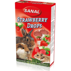 Sanal λιχουδιές με φράουλα για μικρά ζωάκια 45gr