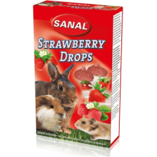Sanal λιχουδιές με φράουλα για μικρά ζωάκια 45gr Sanal λιχουδιές με φράουλα για μικρά ζωάκια 45gr