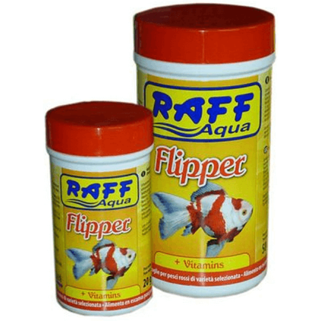 Raff τροφή με βιταμίνες flipper για χρυσόψαρα