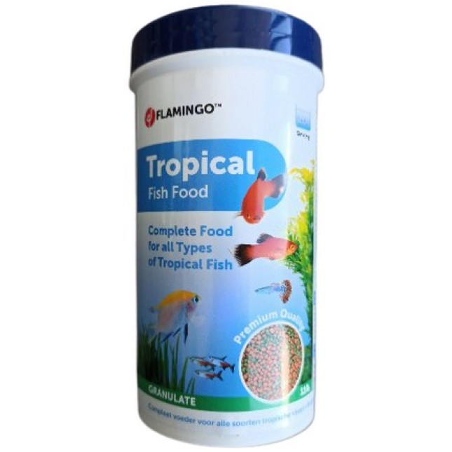 Flamingo ψαροτροφή tropi για τροπικά ψάρια 250ml Flamingo ψαροτροφή tropi για τροπικά ψάρια 250ml