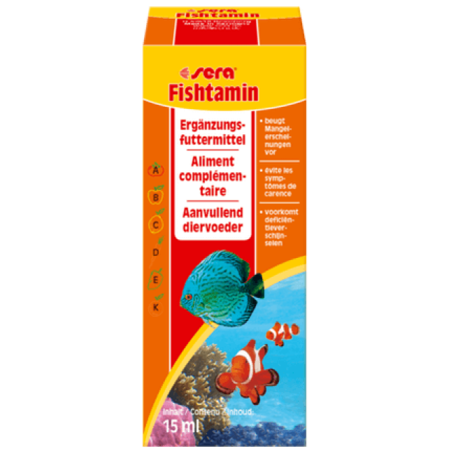 Sera fishtamin vitamins Extra βιταμίνες για περισσότερη ζωντάνια
