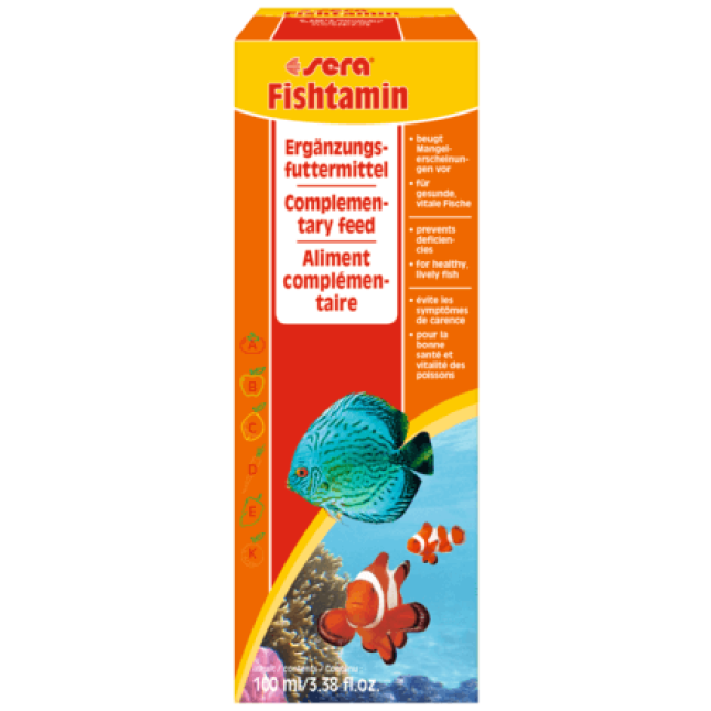 Sera fishtamin vitamins Extra βιταμίνες για περισσότερη ζωντάνια