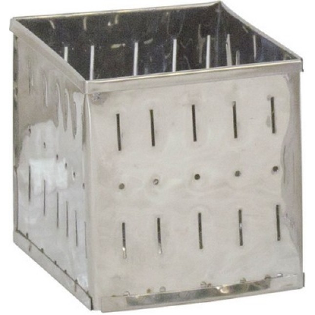 Καλούπι τυριού τετράγωνο inox 13x11x12cm Καλούπι τυριού τετράγωνο inox 13x11x12cm