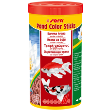 Sera pond color sticks χρωματιστή τροφή για ψάρια λίμνης