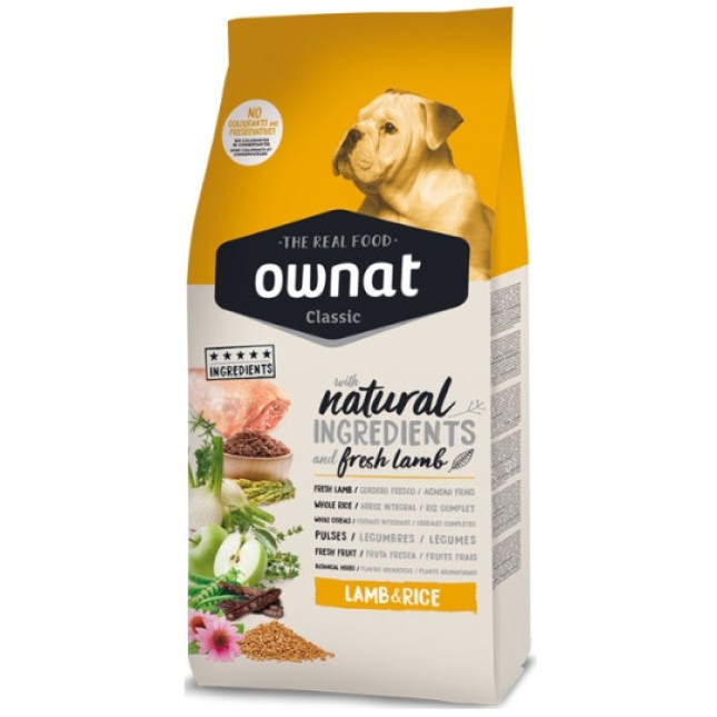 Ownat τροφή κατάλληλη για σκύλους που παρουσιάζουν πεπτικά και δερματικά προβλήματα. 