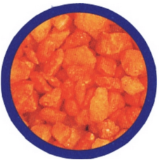Χαλίκι ενυδρείου πορτοκαλί 2-3mm 10kg